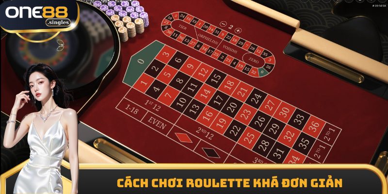 Cách chơi Roulette trực tuyến được nhận xét đơn giản