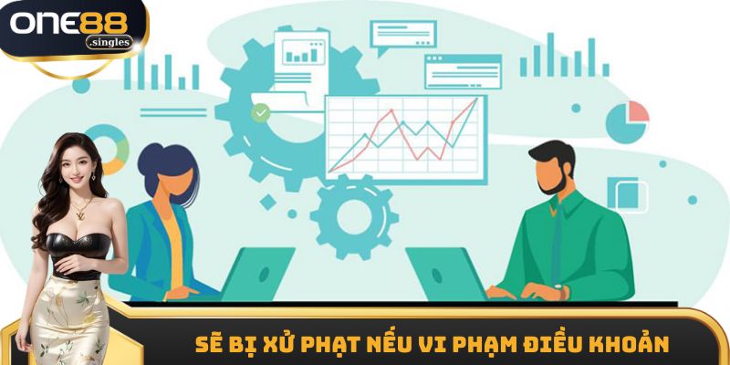 Sẽ bị xử phạm nghiêm khắc nếu vi phạm điều khoản