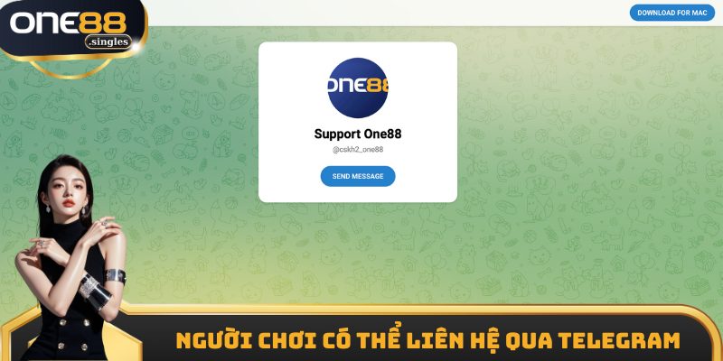 Người chơi có thể nhận hỗ trợ thông qua Telegram