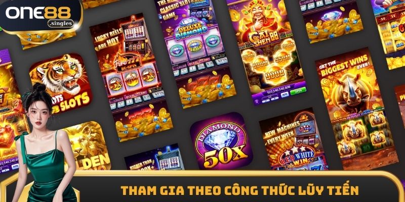 Tham gia theo công thức lũy tiến là cách nổ hũ Rikvip