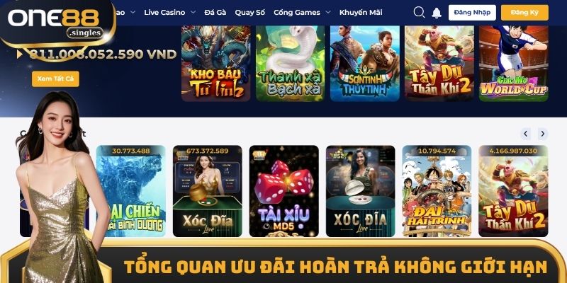 Tổng quan ưu đãi hoàn trả không giới hạn
