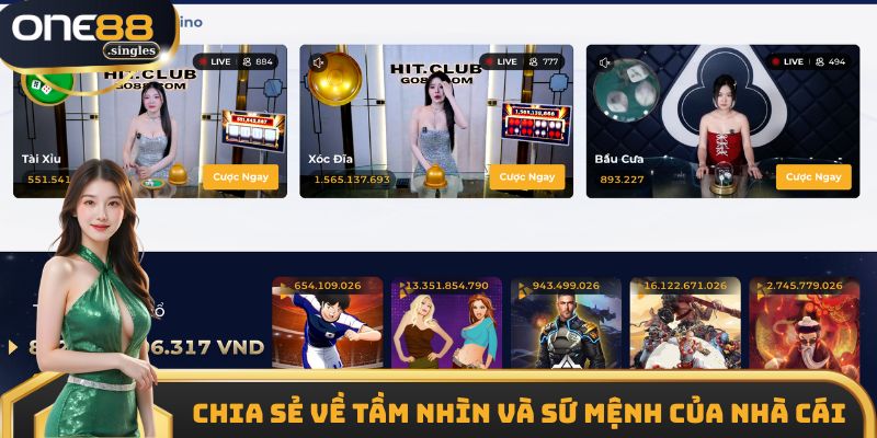 Chia sẻ về tầm nhìn và sứ mệnh của nhà cái